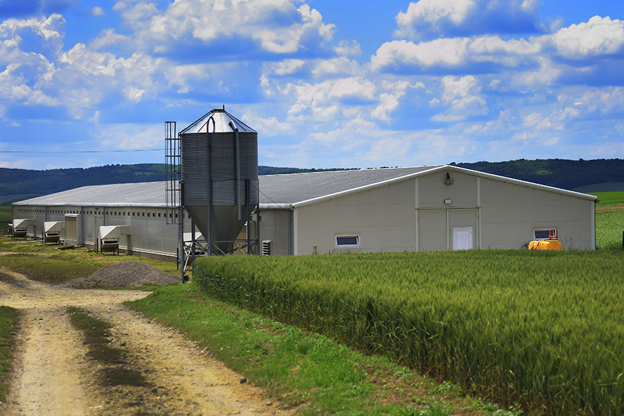 Estructura metálica para uso agrícola