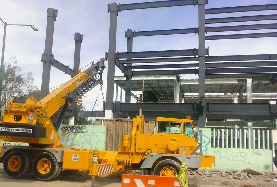 Estructura metálica para edificio